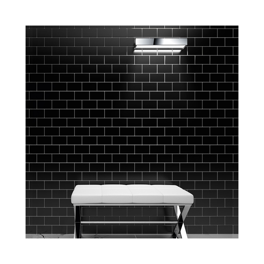 LED Koupelnové nástěnné svítidlo LED/9W/230V 40 cm IP44 lesklý chrom