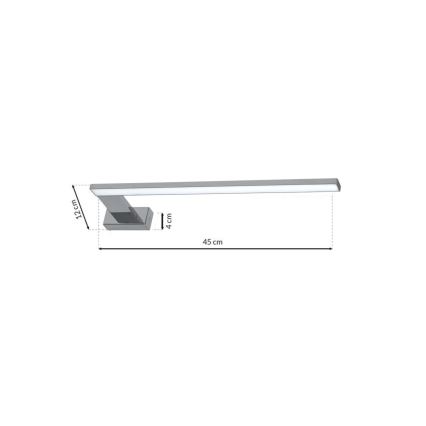LED Koupelnové nástěnné svítidlo SHINE 1xLED/11W/230V IP44