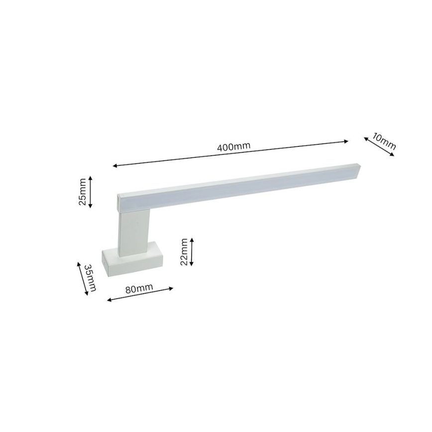 LED Koupelnové nástěnné svítidlo SHINE 1xLED/11W/230V IP44
