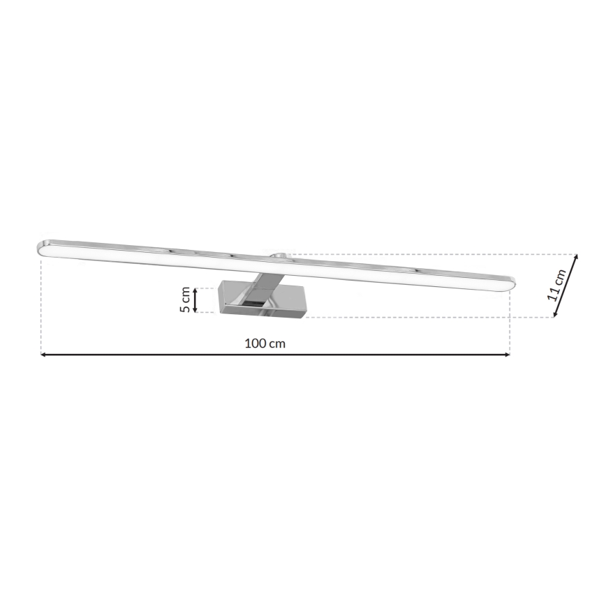 LED Koupelnové nástěnné svítidlo SPLASH 1xLED/21W/230V IP44