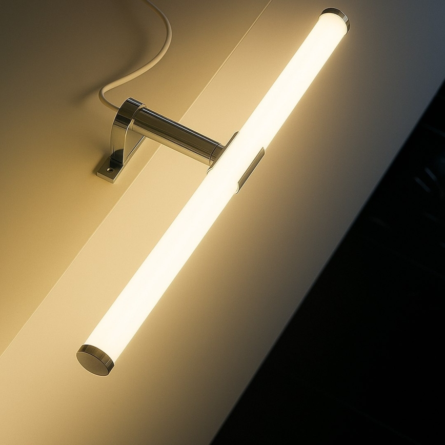 LED Koupelnové osvětlení zrcadla 2v1 APA LED/6W/230V 40 cm IP44 lesklý chrom