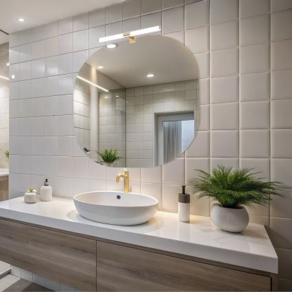 LED Koupelnové osvětlení zrcadla APA LED/6W/230V 40 cm IP44 zlatá