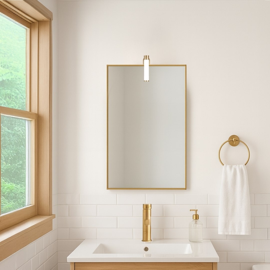 LED Koupelnové osvětlení zrcadla APA MINI LED/4W/230V IP44 zlatá