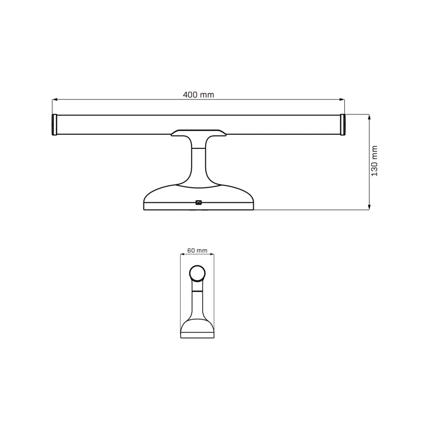 LED Koupelnové osvětlení zrcadla ARMONA LED/6W/230V 4000K 40 cm IP44 lesklý chrom