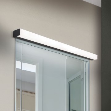 LED Koupelnové osvětlení zrcadla HORIZON LED/18W/230V 3000/4000K 90 cm IP44 černá