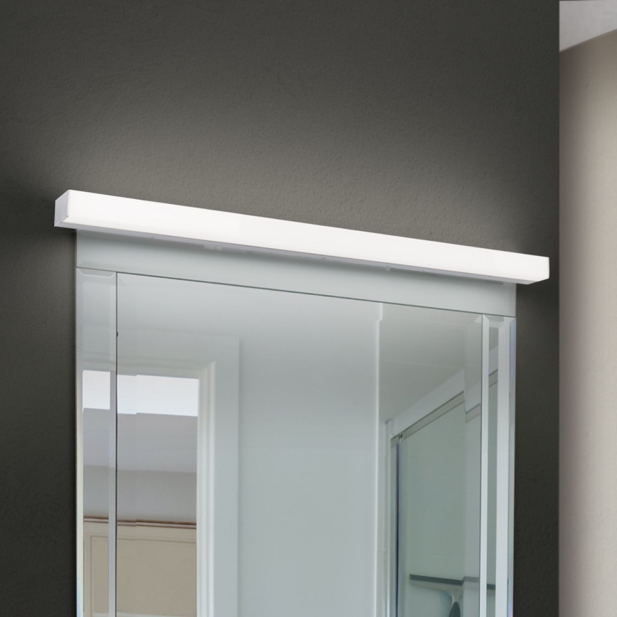 LED Koupelnové osvětlení zrcadla HORIZON LED/18W/230V 3000/4000K 90 cm IP44 stříbrná