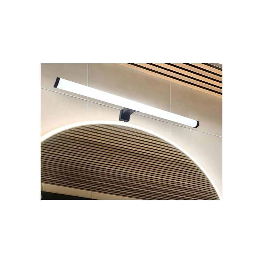 LED Koupelnové osvětlení zrcadla LED/12W/230V 59,5 cm IP44 černá