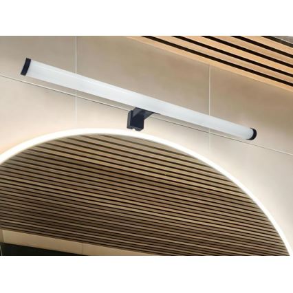 LED Koupelnové osvětlení zrcadla LED/12W/230V 59,5 cm IP44 černá
