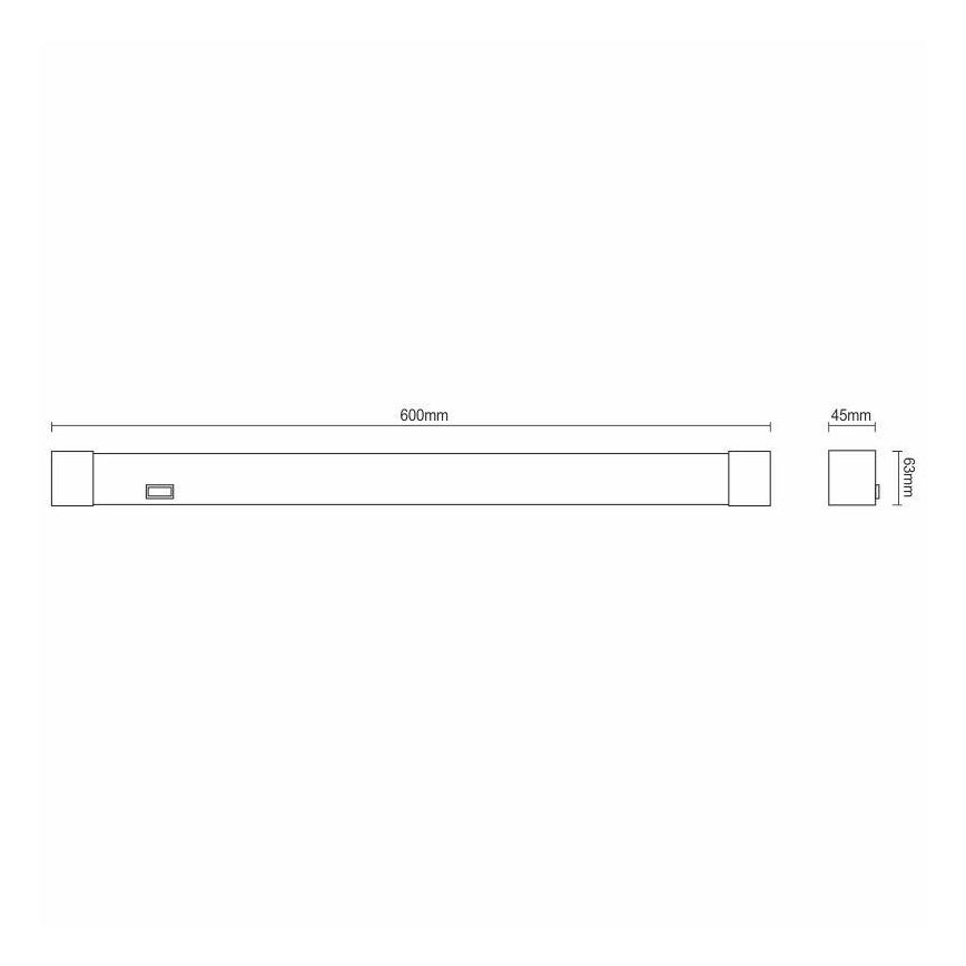LED Koupelnové osvětlení zrcadla LED/15W/230V 4000K IP44