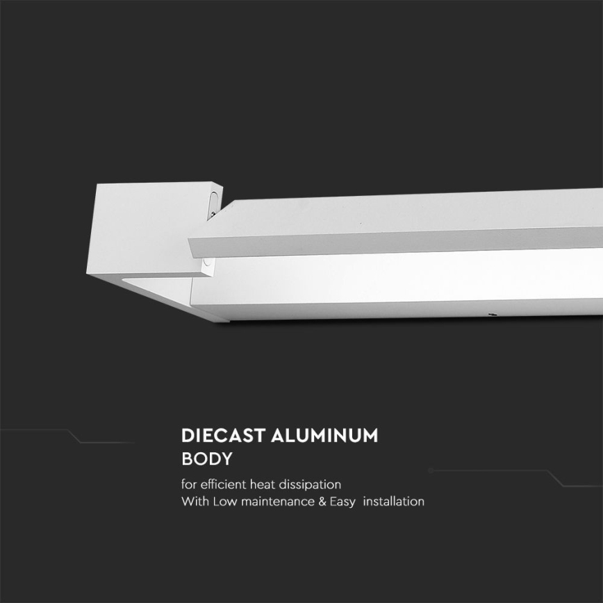 LED Koupelnové osvětlení zrcadla LED/16W/230V 3000K IP44 60 cm bílá