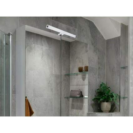 LED Koupelnové osvětlení zrcadla LED/8W/230V 30 cm IP44 lesklý chrom