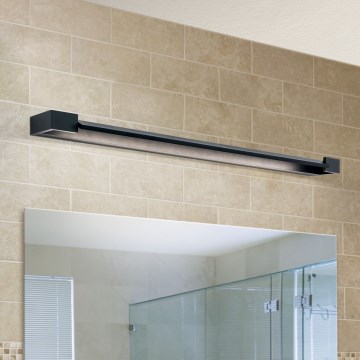 LED Koupelnové osvětlení zrcadla MARILYN LED/24W/230V 90 cm IP44 černá
