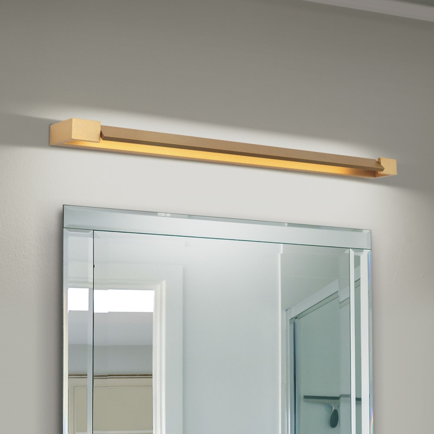 LED Koupelnové osvětlení zrcadla MARILYN LED/24W/230V 90 cm IP44 zlatá