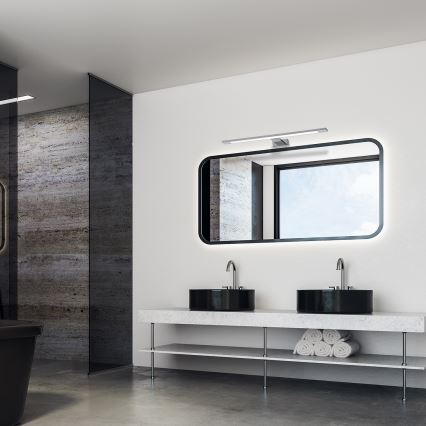 LED Koupelnové osvětlení zrcadla SHINE LED/12W/230V 60 cm IP44 lesklý chrom