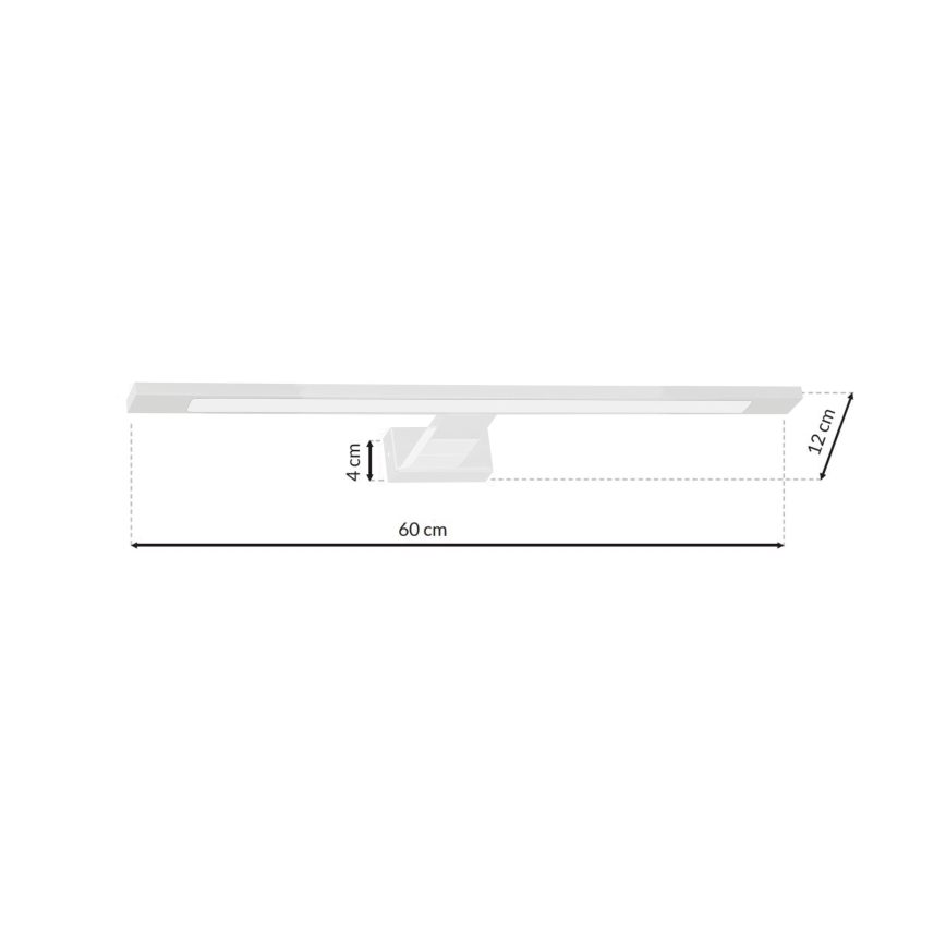 LED Koupelnové osvětlení zrcadla SHINE LED/12W/230V IP44