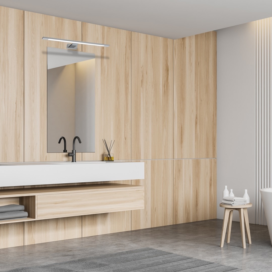 LED Koupelnové osvětlení zrcadla SHINE LED/12W/230V IP44 lesklý chrom