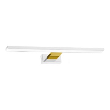 LED Koupelnové osvětlení zrcadla SHINE LED/13,8W/230V 60 cm IP44 bílá/zlatá