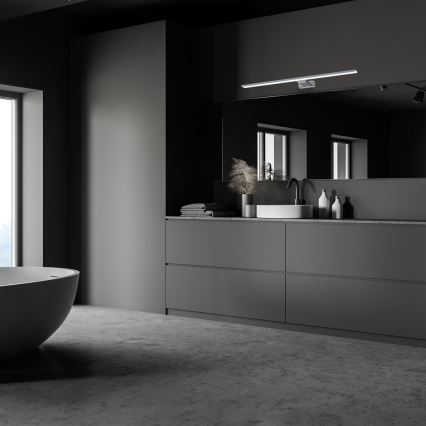 LED Koupelnové osvětlení zrcadla SHINE LED/15W/230V 80 cm IP44 lesklý chrom