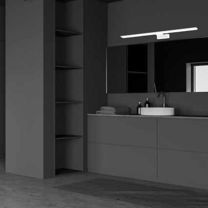 LED Koupelnové osvětlení zrcadla SHINE WHITE LED/15W/230V 80 cm IP44 bílá