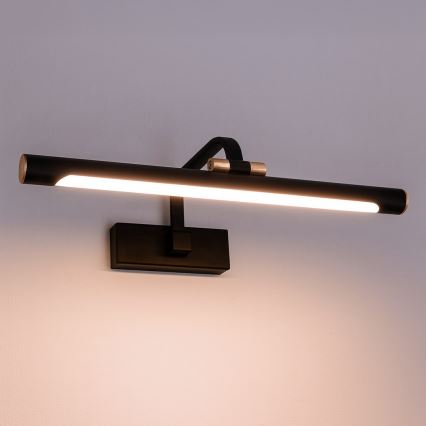 LED Koupelnové osvětlení zrcadla VINCI LED/12W/230V 40 cm IP44 černá