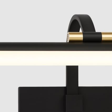 LED Koupelnové osvětlení zrcadla VINCI LED/15W/230V 60 cm IP44 černá