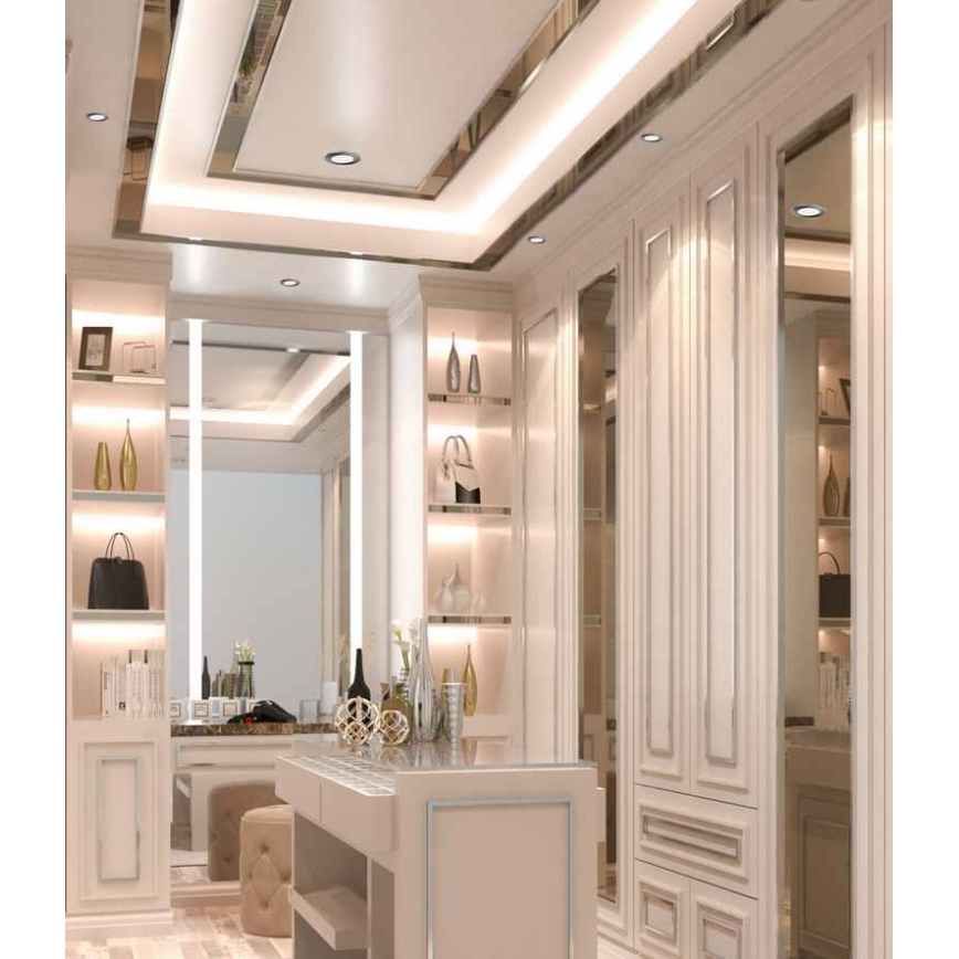 LED Koupelnové podhledové svítidlo BONO LED/5W/230V 4000K IP65 lesklý chrom