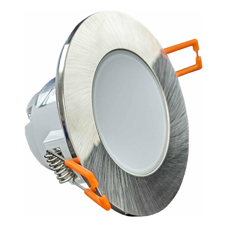 LED Koupelnové podhledové svítidlo BONO LED/5W/230V 4000K IP65 lesklý chrom