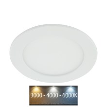 LED Koupelnové podhledové svítidlo LED/12W/230V s přepínačem barevné teploty IP44