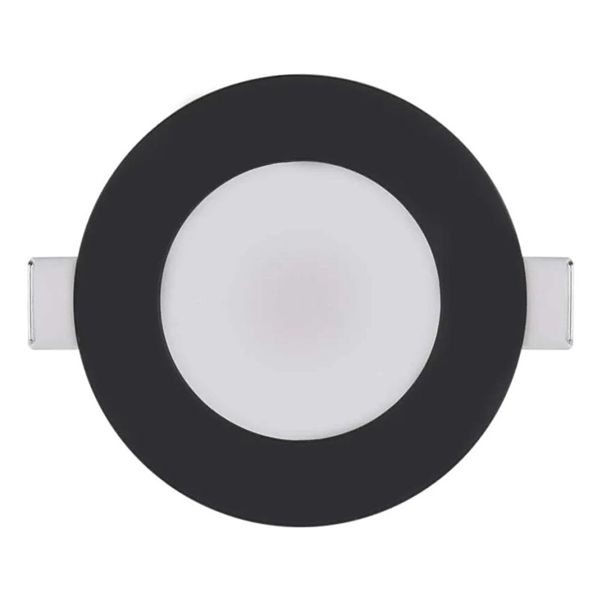 LED Koupelnové podhledové svítidlo LORI LED/4,5W/230V IP65 2700/4000K pr. 8,5 cm černá