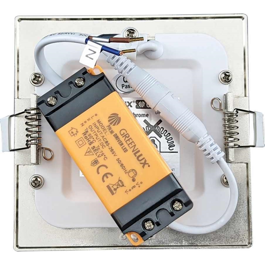 LED Koupelnové podhledové svítidlo VEGA LED/6W/230V 2800K 11,8 cm IP44