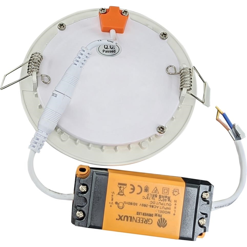 LED Koupelnové podhledové svítidlo VEGA LED/6W/230V 2800K pr. 11,8 cm IP44