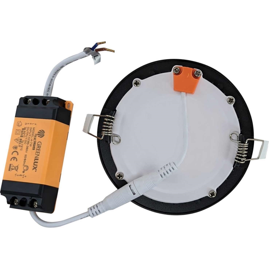 LED Koupelnové podhledové svítidlo VEGA LED/6W/230V 2800K pr. 11,8 cm IP44
