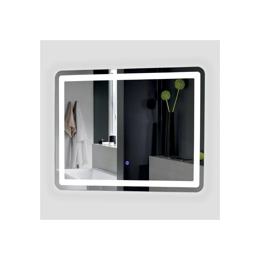 LED Stmívatelné koupelnové podsvícené zrcadlo LED/20W/230V 4000K IP44