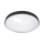 LED Koupelnové stropní svítidlo CIRCLE LED/12W/230V 4000K pr. 25 cm IP44 černá