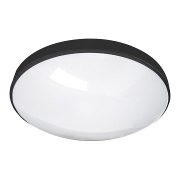 LED Koupelnové stropní svítidlo CIRCLE LED/18W/230V 4000K pr. 30 cm IP44 černá