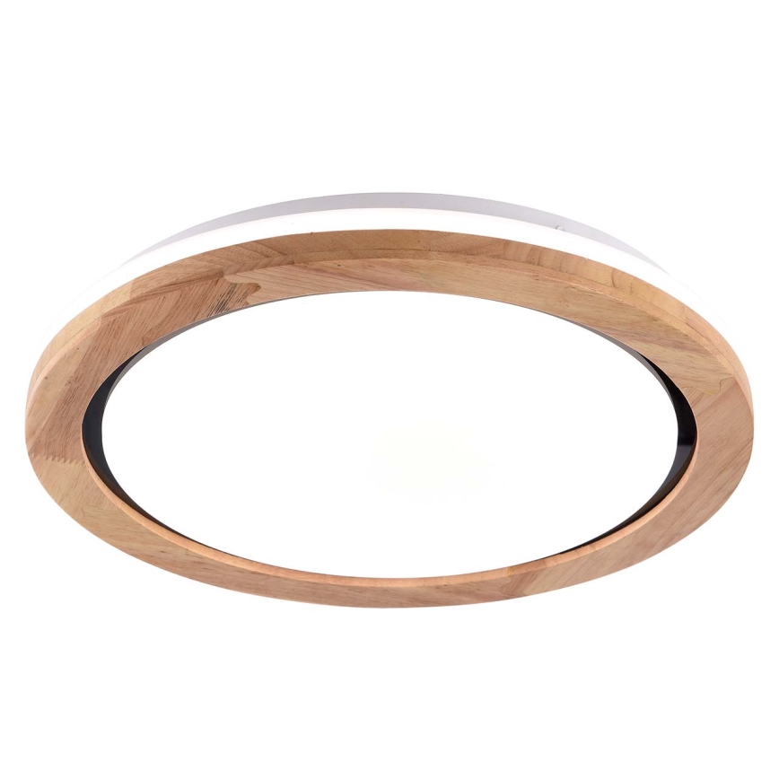 LED Koupelnové stropní svítidlo DAREK LED/24W/230V pr. 39 cm IP44 dub