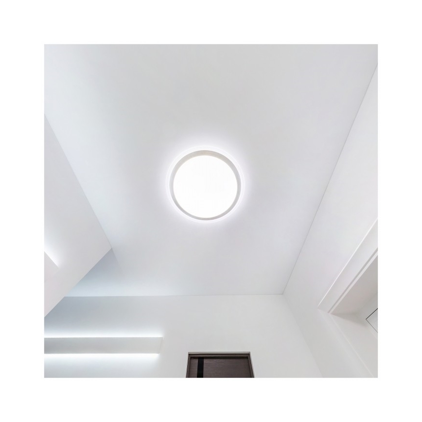 LED Koupelnové stropní svítidlo DEFENDER LED/12/18/24W/230V 3000/4000/6500K IP65 pr. 30 cm bílá