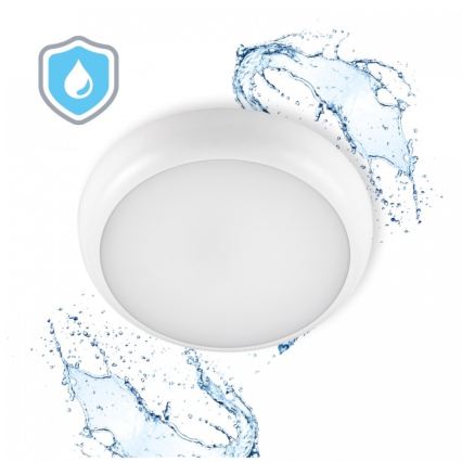 LED Koupelnové stropní svítidlo DEFENDER LED/12/18/24W/230V 3000/4000/6500K IP65 pr. 30 cm bílá