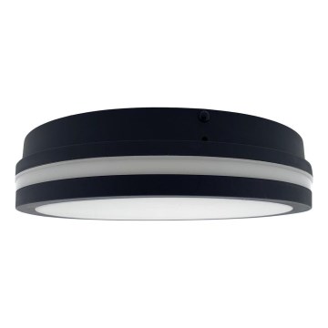 LED Koupelnové stropní svítidlo ELLÉ LED/24W/230V 3000/4000/6500K pr. 26 cm IP54 antracit