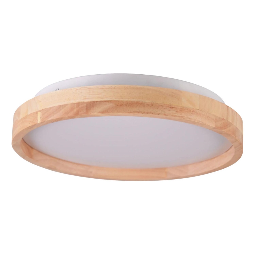 LED Koupelnové stropní svítidlo JANUSZ LED/12W/230V pr. 27 cm IP44 dub
