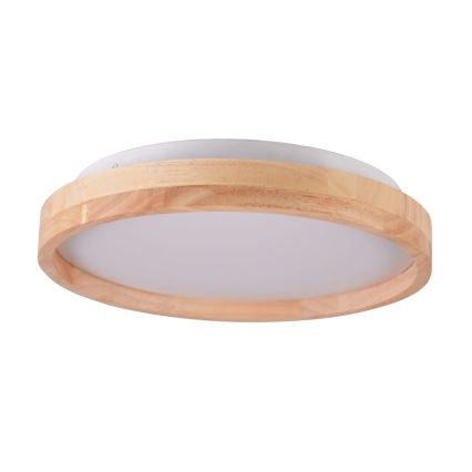 LED Koupelnové stropní svítidlo JANUSZ LED/12W/230V pr. 27 cm IP44 dub