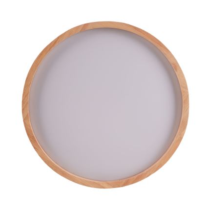 LED Koupelnové stropní svítidlo JANUSZ LED/12W/230V pr. 27 cm IP44 dub