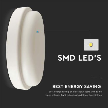 LED Koupelnové stropní svítidlo LED/12W/230V 3000K IP54