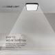 LED Koupelnové stropní svítidlo LED/18W/230V 3000K IP44 černá