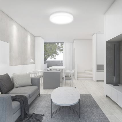 LED Koupelnové stropní svítidlo LED/18W/230V 4000K IP44 pr. 22,5 cm bílá