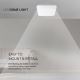 LED Koupelnové stropní svítidlo LED/18W/230V 4000K IP44 bílá