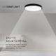 LED Koupelnové stropní svítidlo LED/18W/230V 6500K IP44 černá