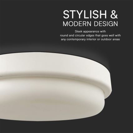 LED Koupelnové stropní svítidlo LED/24W/230V 4000K IP54 pr. 24 cm