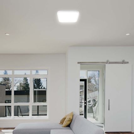 LED Koupelnové stropní svítidlo SAMSUNG CHIP LED/24W/230V IP44 4000K 29x29 cm bílá