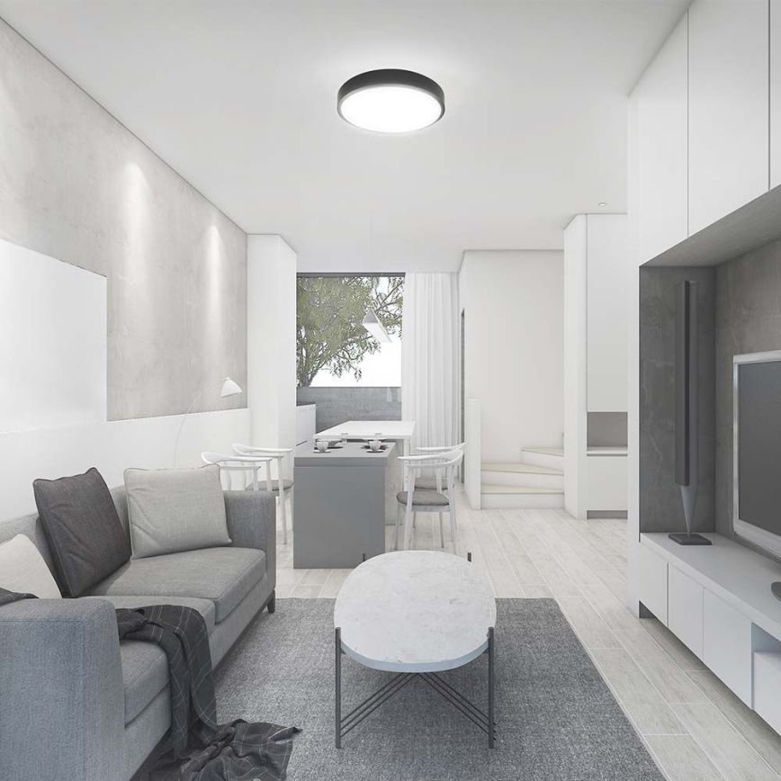 LED Koupelnové stropní svítidlo SAMSUNG CHIP LED/24W/230V IP44 4000K pr. 29 cm černá